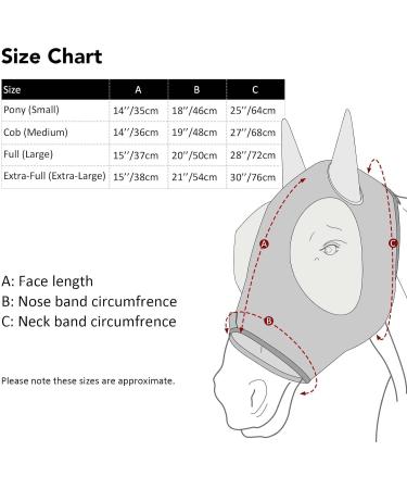 Harrison Howard Super Comfort Stretchy Fly Mask - Large Eye Space UV Protection Breathable - Medium Green Water Color (M) - Buy Online on SooperMarket.com