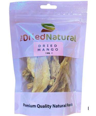 DRIED MANGO SLICES 1 KG%100 Natural Premium Quality - The Dried Natural