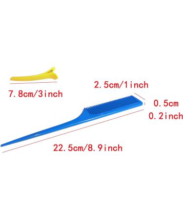 Kamay's Hair Rollers Set 12 count Curlers Rollers With 12 Duckbill Sectioning Clips 1 Combs Used for Hair Haircut Styling Self Grip Rollers for Hair (40mm 1-1/2") Random Colors - Buy Online on SooperMarket.com