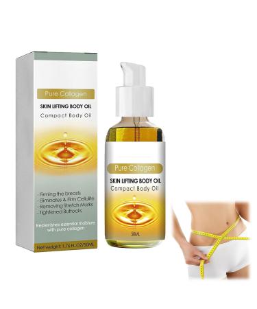 Collagen Fibrillar Oil Compact Body Oil Skin Lifting Body Oil Beauty Women Collagen Lifting Body Oil Collagen Oil For Skin Tightening Body Treatment Oil Natural Body Oil 50 ml