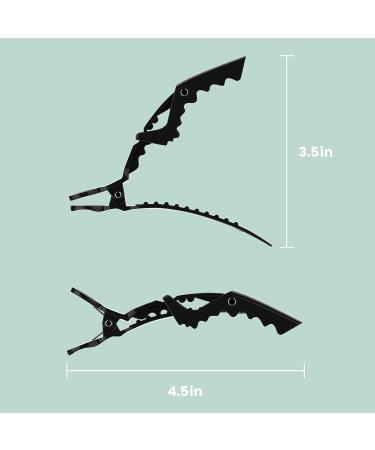 Xtava Styling Hair Clips - 12 pcs Professional Plastic Sectioning Clips for Thick and Thin Hair - Buy Online on SooperMarket.com