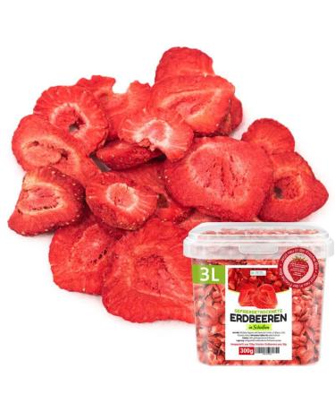 Organic Freeze-Dried Strawberries 300g | 100% Natural No Additives High-Quality Detox Fruits - Buy Online on SooperMarket.com