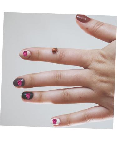 WOONEKY Nail Gems 1 Glass Chip DIY Nail Art Crushed Glass DIY Epoxy Fillers Flower Bulk Shiny Nail Stickers Nails Rhinestones Colored Glass in Bulk Colorful Vase Manicure Nail Stone 0.5X0.3cm Rosy - Buy Online on SooperMarket.com