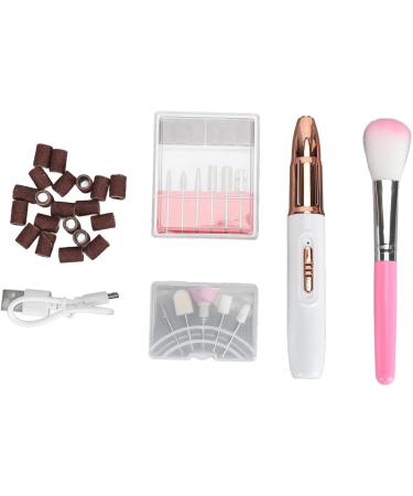 Electric Nail File Set Easy Operation Multi-purpose 4.2V 15 000RPM Electric Nail Drill Set for Home (Narootei5sa36krfe-11) - Buy Online on SooperMarket.com
