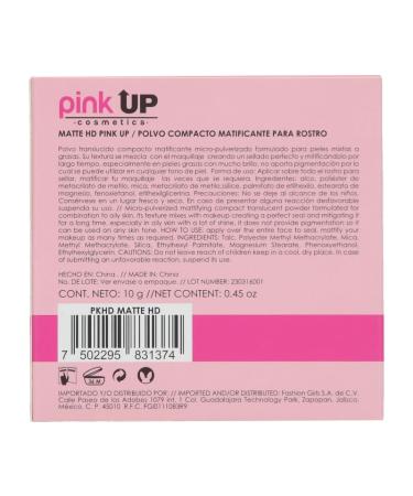 Matte HD Compact Powder - Mattifying Setting Powder for Combination Skin | Face Makeup | Controls Shine | Model PKHD - Buy Online on SooperMarket.com