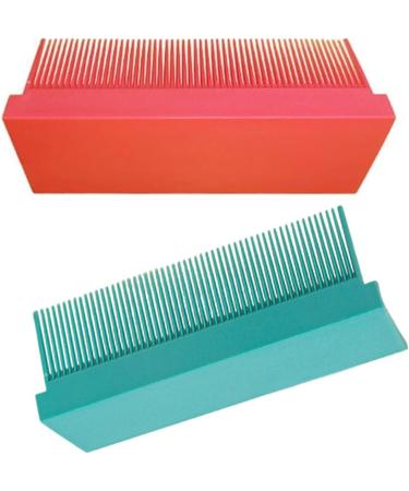 Hair Straightener Comb - Pink Barber Straightening Brush & Styling Attachment for Flat Iron | International Shipping Available - Buy Online on SooperMarket.com