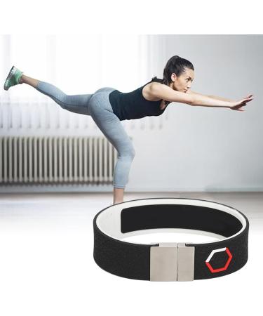 Jauarta Antistatic Bracelet - Energy Balance Anti-Fatigue & Electrostatic Removal - Silicone with Negative Ions (Black) - Buy Online on SooperMarket.com