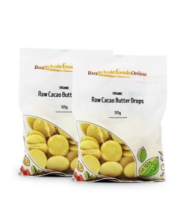 Organic Raw Cacao Butter Drops 250g (BWFO)