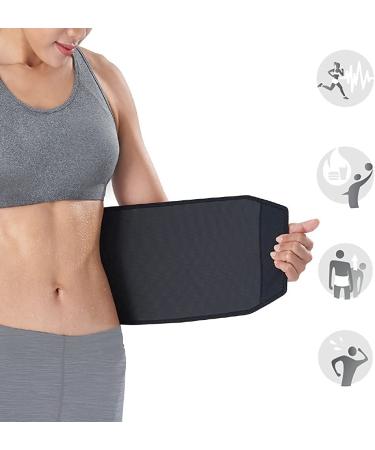 Bracoo Waist Trimmer Wrap Sauna Belt for Men & Women - Large-X-Large Abdominal Trainer for Increased Core Stability - Buy Online on SooperMarket.com