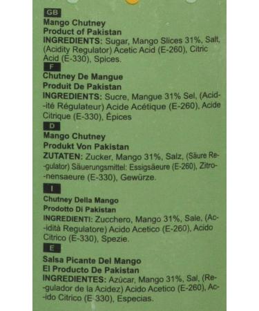 Ahmed Foods Mild Mango Chutney 400 g - Buy Online on SooperMarket.com