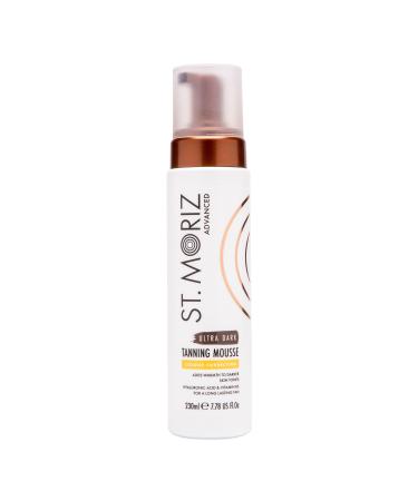 St. Moriz Advanced Color Correcting Self Tanner Mousse in Ultra Dark - 230ml - Color Correcting Instant Self Tanning Foam for Face & Body - Long Lasting & Streak Free Sunless Self Tanner Ultra Dark 7 Fl Oz (Pack of 1)