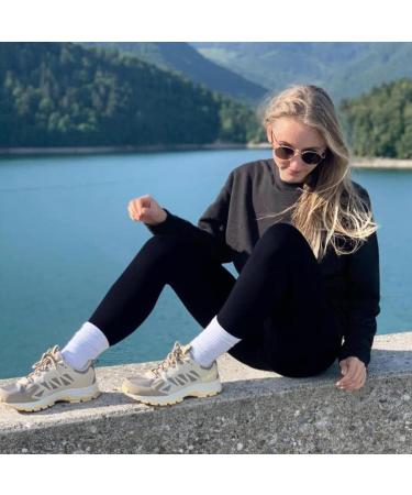 Laite Hebe High Waisted Leggings 4-pack for Women, Tummy Control Yoga Pants, Black, S-M - Buy Online on SooperMarket.com