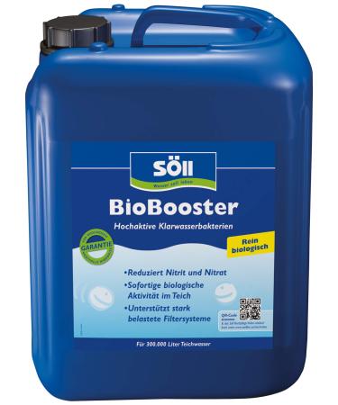S ll 80410 Biobooster pond bacteria for clear water purely biologically 10 l - highly active clear water bacteria reduce nitrate nitrate in the garden pond swimming pond koi -pond 10 l for 300 000 liters single