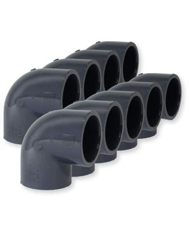 Paradies Pool GmbH PVC fitting angle 90 50mm with adhesive sleeves quality from Europe quantity: 9 pieces