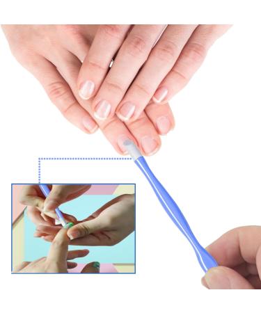 3-Piece V-Shaped Cuticle Trimmer & Pusher Set for Nail Care - Blue - Buy Online on SooperMarket.com