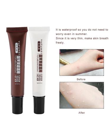 Waterproof Scar & Tattoo Concealer Set for Flawless Coverage - Makeup Primer & Contour Cream - Buy Online on SooperMarket.com