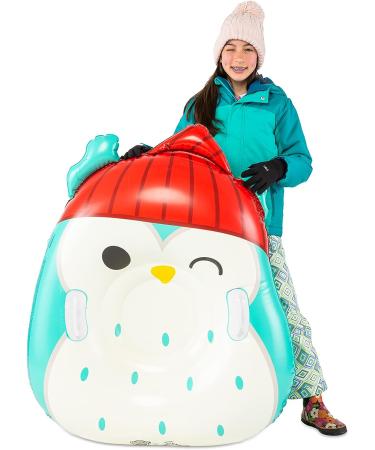 BigMouth x Squishmallows Snow Tube | Large Winston The Owl Inflatable Sled for Kids and Adults - Buy Online on SooperMarket.com