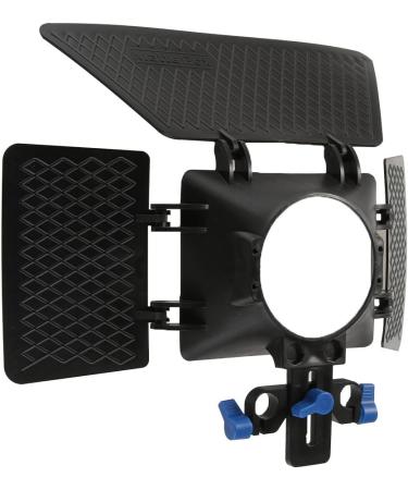 Fotga ABS Plastic Matte Box with 15mm Rail Rod Clamp Sunshade for Camera Cage | Compatible with Canon, Fuijifilm, Panasonic and more - Buy Online on SooperMarket.com