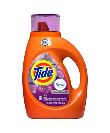 Tide HE Liquid Laundry Detergent Spring & Renewal 46 Ounce