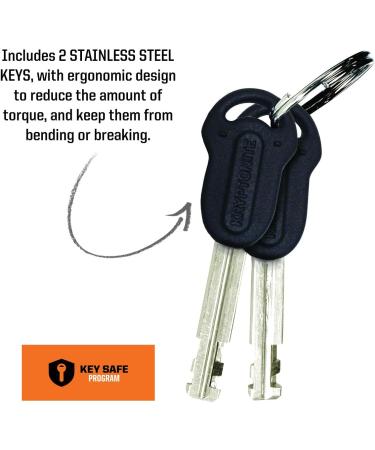 Kryptonite Keeper Mini-6 Bicycle Lock - Compact & Secure 8.3x15.2cm Black | International Shipping Available - Buy Online on SooperMarket.com