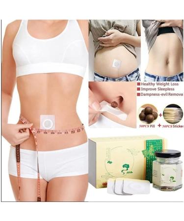 Dttion 30Pcs Mugwort Belly Patch - Natural Wormwood Essence Pills and Navel Sticker - Moxa Hot Moxibustion Navel Pain Relief Wormwood Sticker (60 pcs) Brown - Buy Online on SooperMarket.com