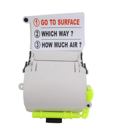Scuba Choice Scuba Diving 3 Panels Wrist Writing Slate with Text and Pencil
