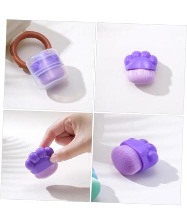 Healeved Cat Claw Foundation Brush Makeup Brush Blush Brush Portable Foundation Brush Powder Brush for Loose Powder Brush for Makeup Concealer Brush Travel Plastic Cosmetic Purple Cat Paw - Buy Online on SooperMarket.com