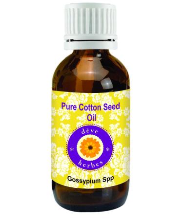 Pure Cotton Seed Oil 100ml (Gossypium spp) 100% Natural Cold pressed & Therapeutic Grade