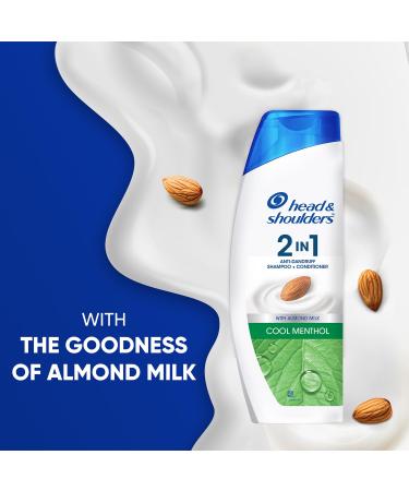 Buy Head & Shoulders Cool Menthol 2-in-1 Shampoo + Conditioner 180ml | International Shipping Available - Buy Online on SooperMarket.com