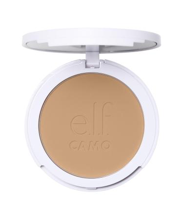 e.l.f. Camo Powder Foundation Lightweight Primer-Infused Buildable & Long-Lasting Medium-to-Full Coverage Foundation Medium 310 C Medium 310 C 1 Count (Pack of 1)