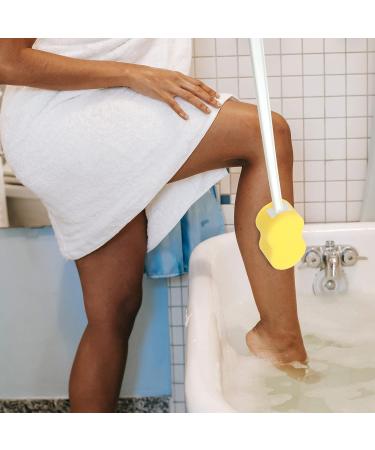 FRCOLOR Long Handle Bath Sponge Brush - 57x7cm - For Body & Foot Cleaning - Buy Online on SooperMarket.com