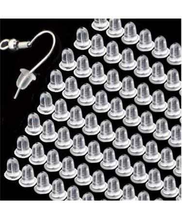 Earring Backs,Back Earrings Earring Backings Earring Backs Rubber Earring Backs Replacements Back Earrings for Women (100)