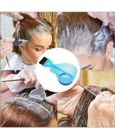 Professional Salon Hair Coloring Dyeing Kit Hair Dye Color Brush and Bowl Set Dye Brush Mixing Bowl for Hair Tint Dying Coloring Applicator Grey hair dye kit Gray - Buy Online on SooperMarket.com