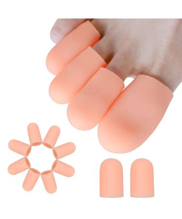 10 Pairs Silicone Toe Cushion Tube: Pain Relief & Protection for Corns, Callus, Blisters, and Toenails Loss - Buy Online on SooperMarket.com