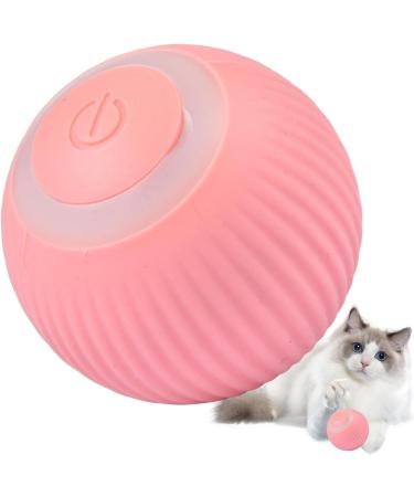 2PCs Power Ball 2.0 Cat Toy - Interactive Pink Rotating Cat Ball for Engaging Play | Aiveys Gertar 360 Intelligent Cat Toy - Buy Online on SooperMarket.com