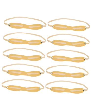 Angoily 40 pcs Beginner Fake Practice Supply Headband Skin Professional Eyebrow Silicone for