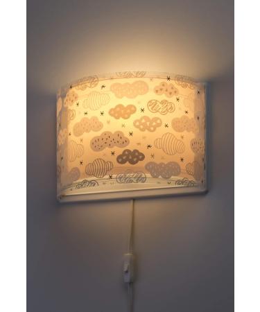 Dalber Children's Wall Lamp - Pink Cloud Design for Kids' Rooms | E27 | Model 41418S - International Shipping - Buy Online on SooperMarket.com