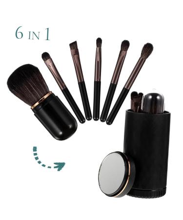 Buy Mikinona Makeup Brush Set - 1 Set with Holder & Lid | Travel-Friendly Cosmetic Organizer - Perfect for Vanity - Buy Online on SooperMarket.com