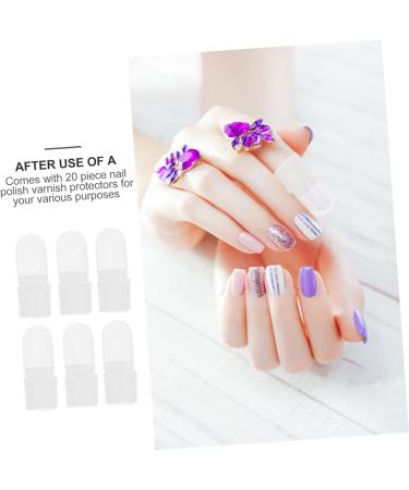FRCOLOR 60 Pcs Nail Case Gel Polish Remover Peel Polish Barrier Finger Nail Protector Tip Polish Remover Cap Nail Varnish Tip Nail Varnish Shield Reusable Emulsion Plastic Adhesive Tape 4x2cmx3pcs As Shownx3pcs - Buy Online on SooperMarket.com