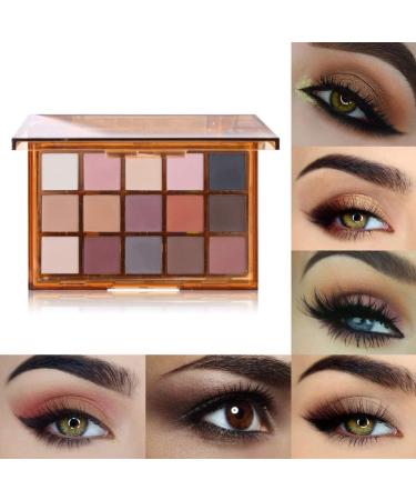 Colorfullavie 15-Color Sweet Party Eyeshadow Palette - Neon Shimmer Glitter & Matte Blendable Eye Shadow for Vibrant Makeup Looks - Buy Online on SooperMarket.com