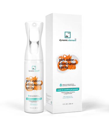 Dynamic Element Pet Odour Eliminator Spray for Strong Odour - Carpet Smell Freshener with Mineral Formula - Unscented Odour Remover for Dog Pee and Cat Urine Smells on Carpet - 9 Fl Oz (266 ml)