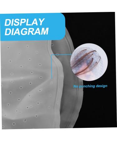 PLAFOPE Silicone Highlighter Cap Caps Hair Highlighting Kit Hair Highlighting Hat Dyeing Color Cap Salon Silicone Cap Silicone Hair Salon Cap Hair Highlight Hat Dye Cap White - Buy Online on SooperMarket.com