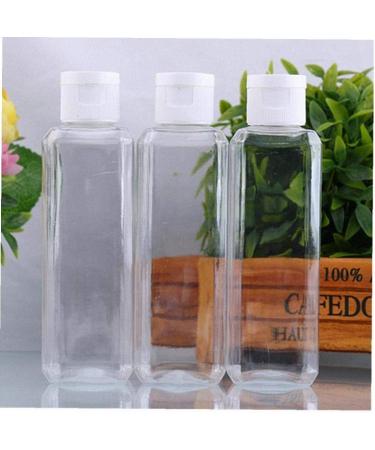 Clear Flip Top Cap Refillable Bottle Transparent Empty Makeup Liquid Cosmetic Container Random 100ml - Buy Online on SooperMarket.com