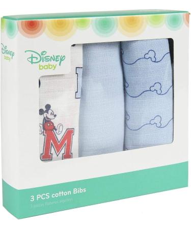 ARTESANIA CERDA Mickey Mouse Baby Boy's Muslin Neck Scarf Blue & Red (70x70 cm) - Buy Online on SooperMarket.com