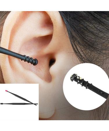 HEIMEABI Soft Silicone Double-Ended Ear Pick - Ear Wax Remover & Cleaner Kit (Black, One Size) - Buy Online on SooperMarket.com