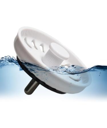 White Sink Plug Kitchen Sink Strainer Plug Waste Plug Basin Water Seal Plug Durable Smooth Maintenance Convenient Sink Stopper - Buy Online on SooperMarket.com