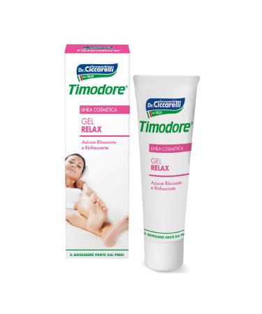 Timodore relaxing gel relaxing and refreshing gel ideal companion for tired feet legs and ankles relieves exhaustion 100% made in Italy dermatologically tested 50 ml