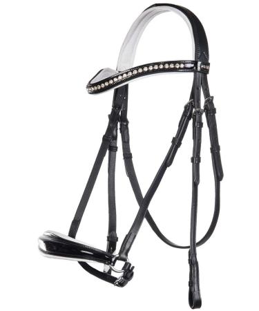 HKM bridle Carolin black/white Thoroughbred Thoroughbred Single White/Black
