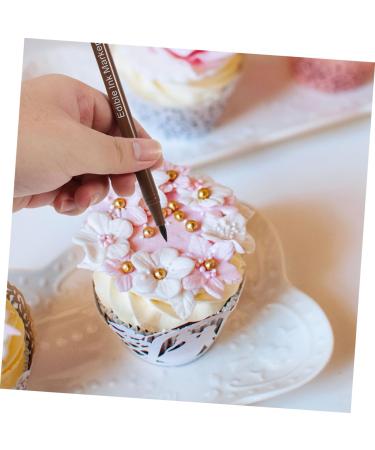 CIYODO 6pcs Biscuits Cake Boxes Decor Cake Coloring Markers Edible Cake Pens Dual Tip Markers Plastic - Buy Online on SooperMarket.com
