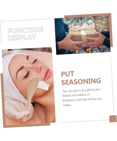 Mikinona 1 Set Four Piece Facial Mask Bowl DIY Facial Mask Tools Facial Mask Mixing Tools Makeup Kit Beauty Mask Facial Kit Skin Mask DIY Bowl Tool Mask Applicator Wooden - Buy Online on SooperMarket.com